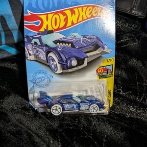 Hot Wheels Blue Circuit Racer Toy Car